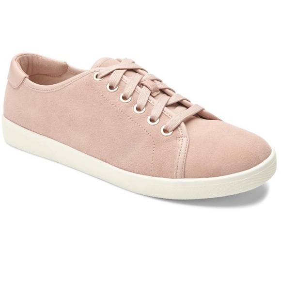 Vionic Shoes - Vionic Brinley Suede Pink Sneakers | 6.5